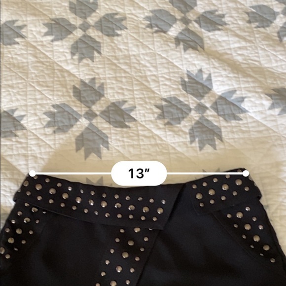 GUESS size 0 black studded skort - Picture 12 of 12